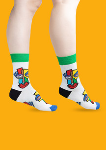 Цветные носки JNRB: Носки Лицедеи