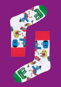 Цветные носки JNRB: Носки Кругозор