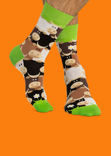 Цветные носки JNRB: Носки 33 коровы