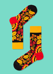 Цветные носки JNRB: Носки Хохлома