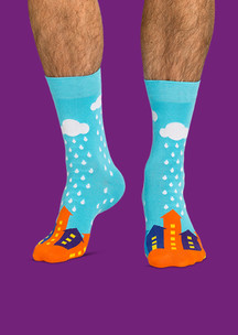 Цветные носки JNRB: Носки Дождливый день