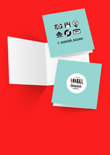 Funny Socks: Открытка С днюхой, дедуля!