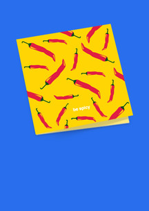 Открытки Funny Socks: Открытка Be spicy - Жги!