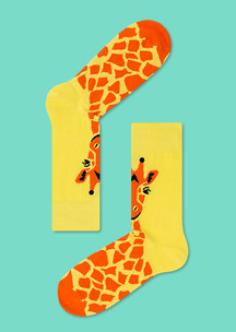 Look для всей семьи Солнечный жираф JNRB: Носки Солнечный жираф