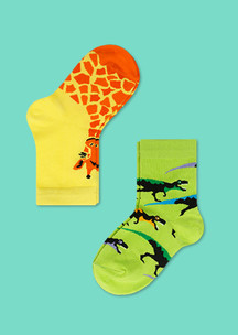 Детские носки JNRB: Носки детские (2 пары) Жираф и дино