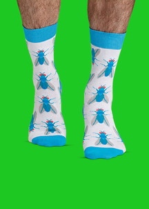 Цветные носки JNRB: Носки Мушки-копчушки