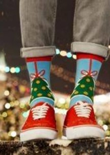Цветные носки к Новому году Funny Socks