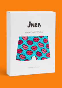Цветные носки JNRB: Трусы боксеры Поцелуи