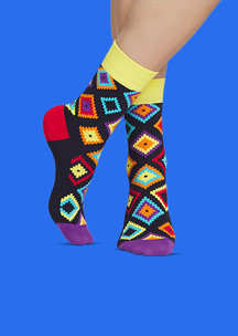 Цветные носки JNRB: Носки Ромбовый дневник