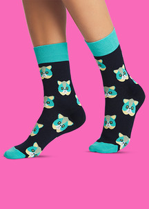 Цветные носки JNRB: Носки Британская короткошёрстная кошка