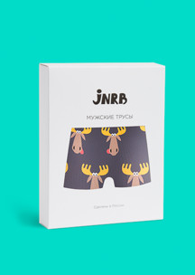 Цветные носки JNRB: Трусы боксеры Подмосковный лось
