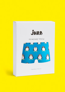 Цветные носки JNRB: Трусы боксеры Довольный пингвин