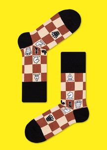 Цветные носки JNRB: Носки Шахматный клуб