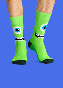 Цветные носки JNRB: Носки Зеленый монстр