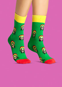 Цветные носки JNRB: Носки Растаманские