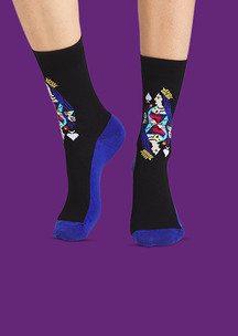 Цветные носки JNRB: Носки Пиковая дама