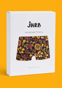 Цветные носки JNRB: Трусы семейные Хохлома