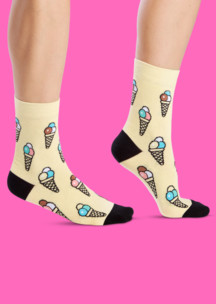 Цветные носки JNRB: Носки Кафе-мороженое