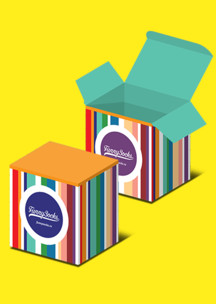 Подарочная упаковка Funny Socks: Коробка Маленькая Италия для 4-х пар