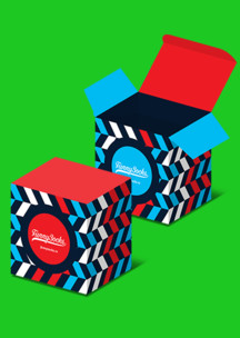 С геометрией Funny Socks: Коробка Монмартр для 4-х пар