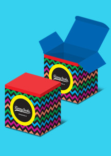 Подарочная упаковка Funny Socks: Коробка Эшампле для 4-х пар