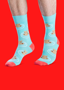 Цветные носки JNRB: Носки Болото бегемота
