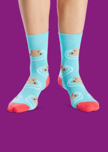 Цветные носки JNRB: Носки Болото бегемота