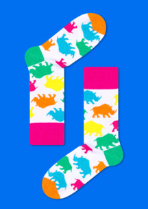 Цветные носки JNRB: Носки Носорог иль рогонос