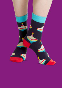 Цветные носки JNRB: Носки Юлящая юла