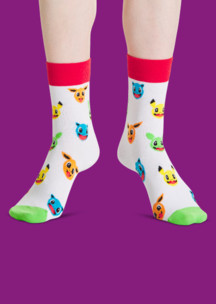 Цветные носки JNRB: Носки Ушастые друзья