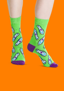Цветные носки JNRB: Носки Инфузория туфелька