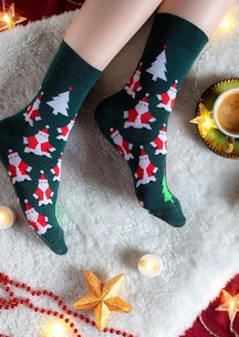 Цветные носки JNRB: Носки Отряд Дедов Морозов