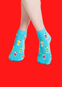 Цветные носки JNRB: Носки Молочный коктейль за 5$