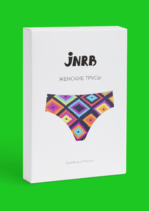 Цветные носки JNRB: Трусики Ромбовый дневник