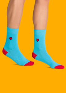 Цветные носки JNRB: Носки Сердце океана