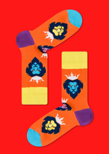 Цветные носки JNRB: Носки Царь зверей
