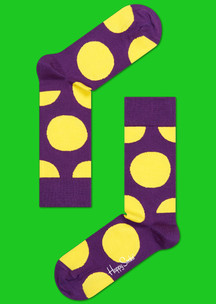 Желтые Happy Socks: Носки Солнце в бокале