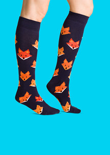Цветные носки JNRB: Гольфы Братец лис