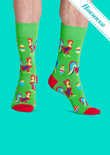 Цветные носки JNRB: Носки Веселый петух