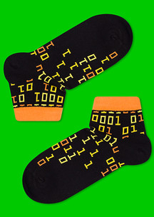 Цветные носки JNRB: Носки Бинарность