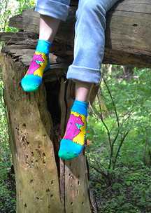 Цветные носки JNRB: Носки Приветливый медвед