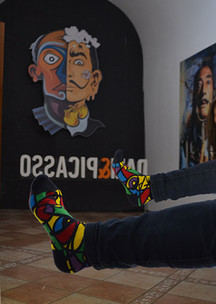 Цветные носки JNRB: Носки Портрет работы Пикассо