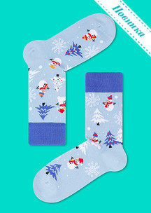 Цветные носки JNRB: Носки Снежок