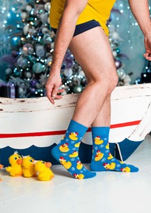 Цветные носки JNRB: Носки Новогодние утята