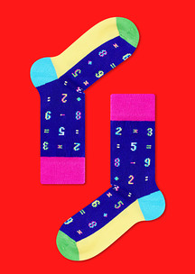 Цветные носки JNRB: Носки Вычитать и умножать