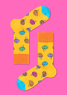 Цветные носки JNRB: Носки Мозговой штурм