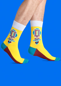 Цветные носки JNRB: Носки Советский рубль