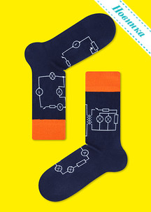 Цветные носки JNRB: Носки Электрическая цепь