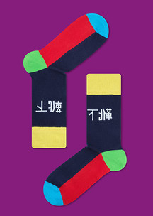 Цветные носки JNRB: Носки Клинопись
