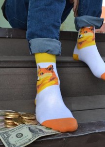 Цветные носки JNRB: Носки Doge